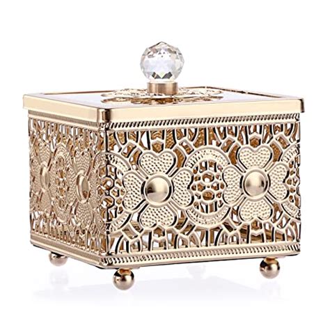 metal jewelry box with glass top|little glass containers for jewelry.